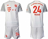 2020-21 Bayern Munich 24 TOLISSO Away Soccer Jersey,baseball caps,new era cap wholesale,wholesale hats